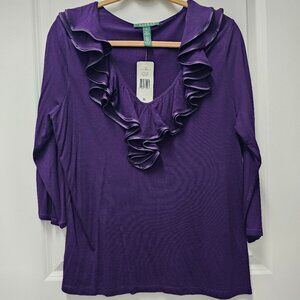Ralph Lauren purple top